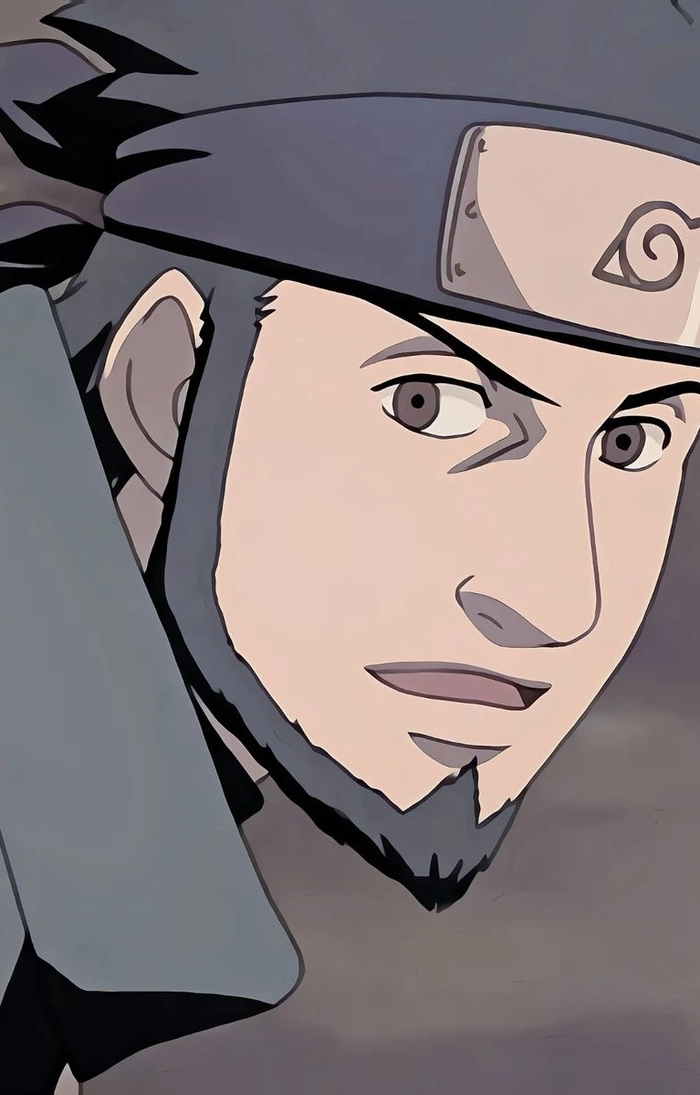Ảnh Asuma Sarutobi tạo dáng tự nhiên