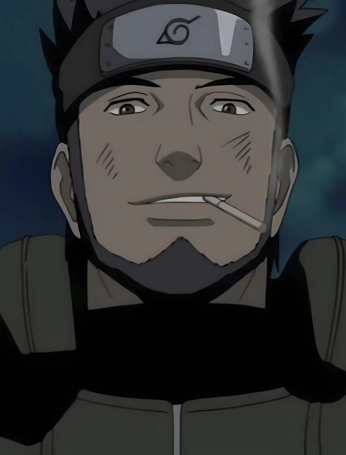 Ảnh Asuma Sarutobi với góc chụp gần rõ nét