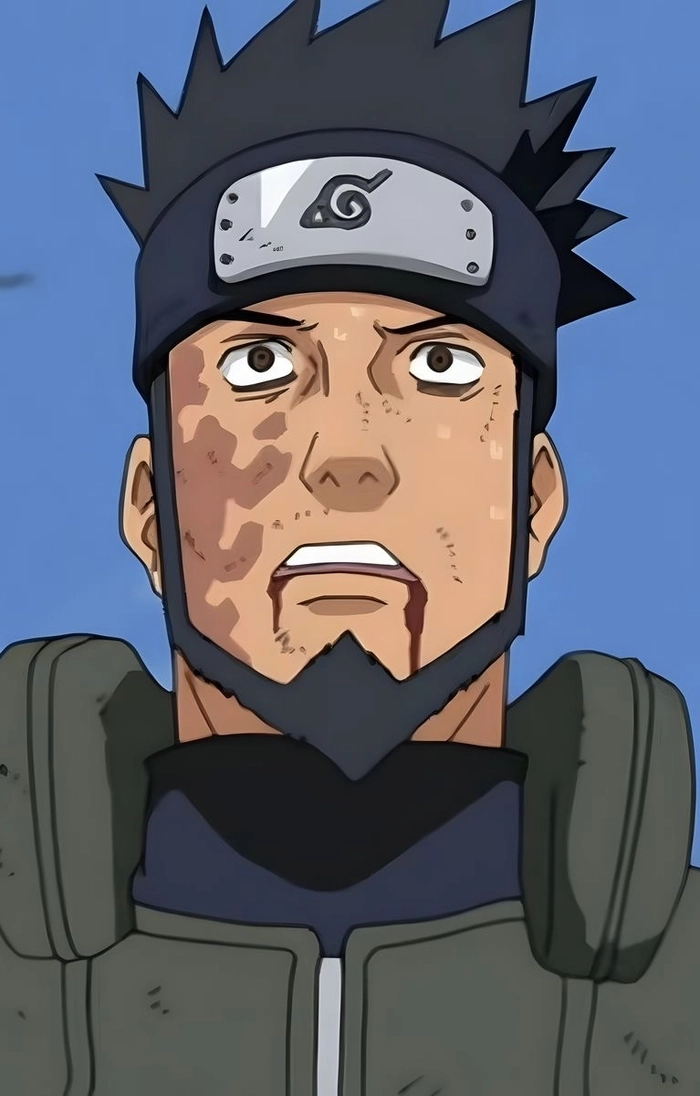Ảnh Asuma Sarutobi với trang phục đặc trưng
