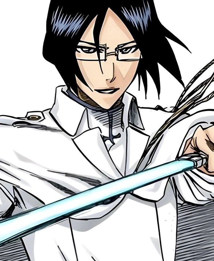 Ảnh Ishida Uryu tạo dáng chiến đấu cơ bản