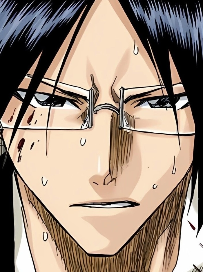 Ảnh Ishida Uryu với nét mặt trầm lặng