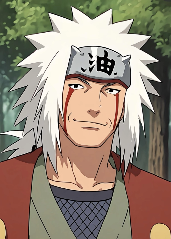 Ảnh Jiraiya tạo dáng chiến đấu cơ bản