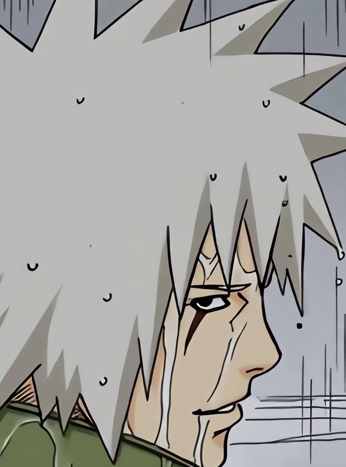 Ảnh Jiraiya với ánh mắt nghiêm túc