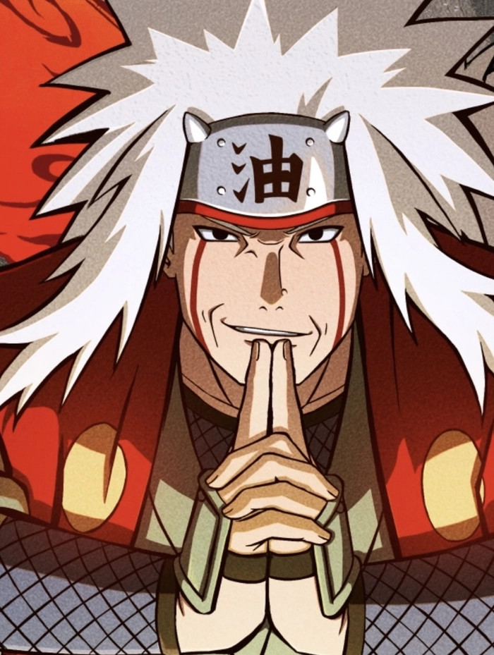 Ảnh Jiraiya với nét mặt trầm lặng