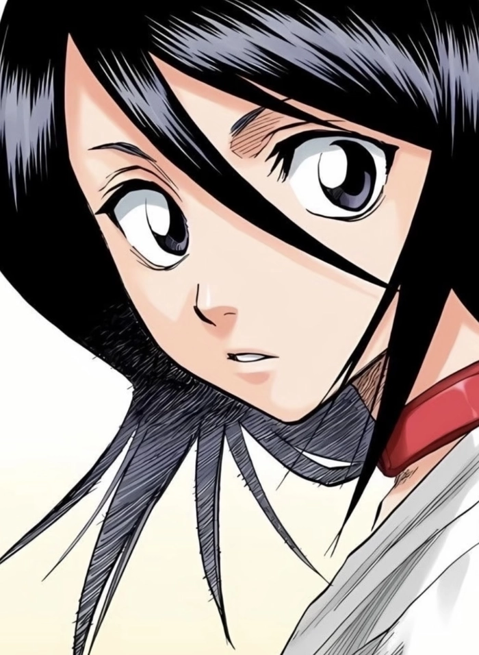 Ảnh Kuchiki Rukia tạo dáng nhẹ nhàng không cầu kỳ