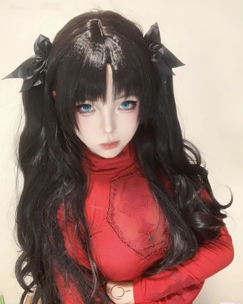 Ảnh Rin Tohsaka cosplay phong cách anime quyến rũ