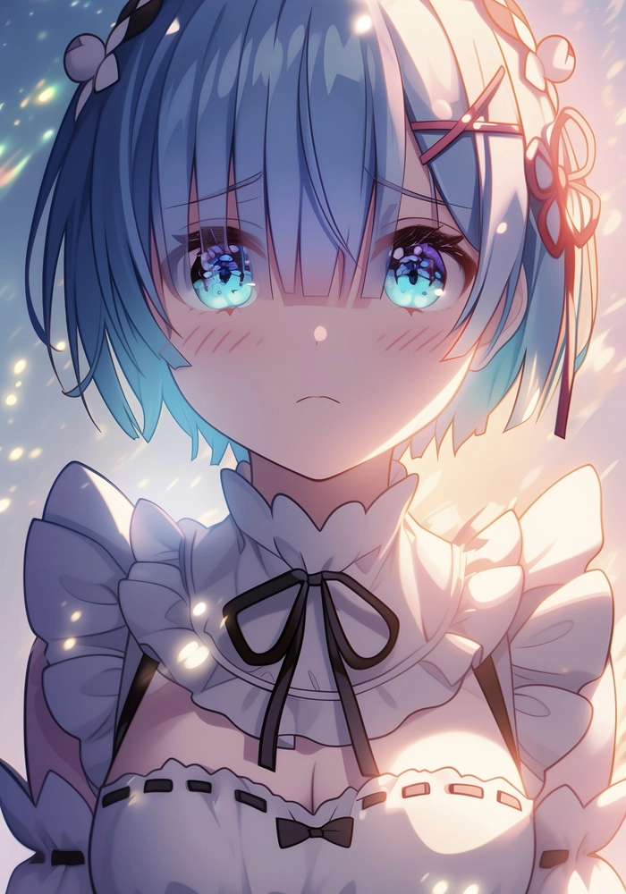 Ảnh anime hầu gái chụp gần thấy rõ khuôn mặt
