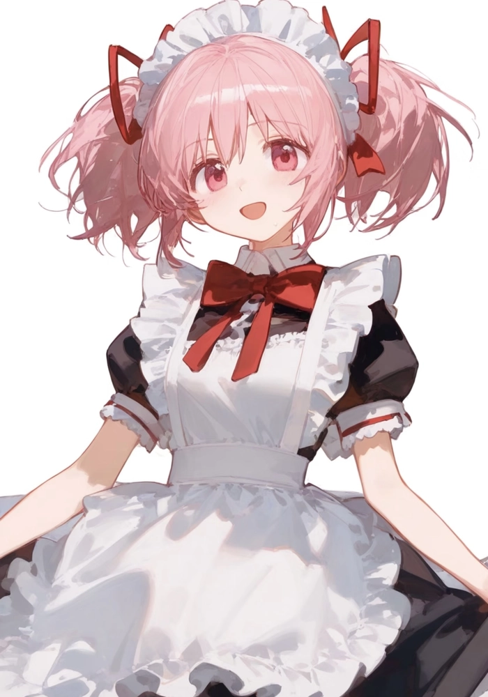 Ảnh anime hầu gái tạo dáng nhẹ nhàng không cầu kỳ