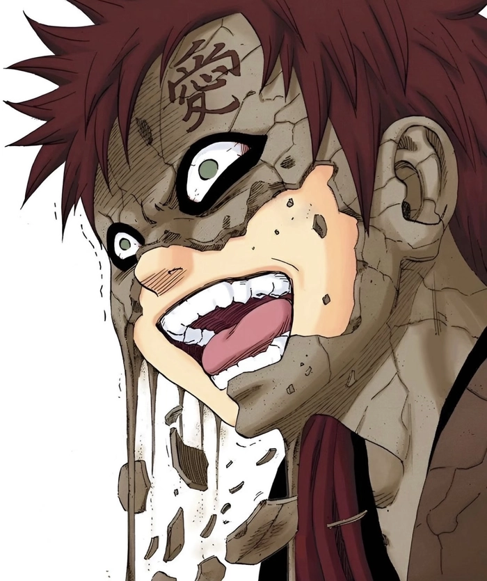 Ảnh gaara với cát tạo hình xung quanh