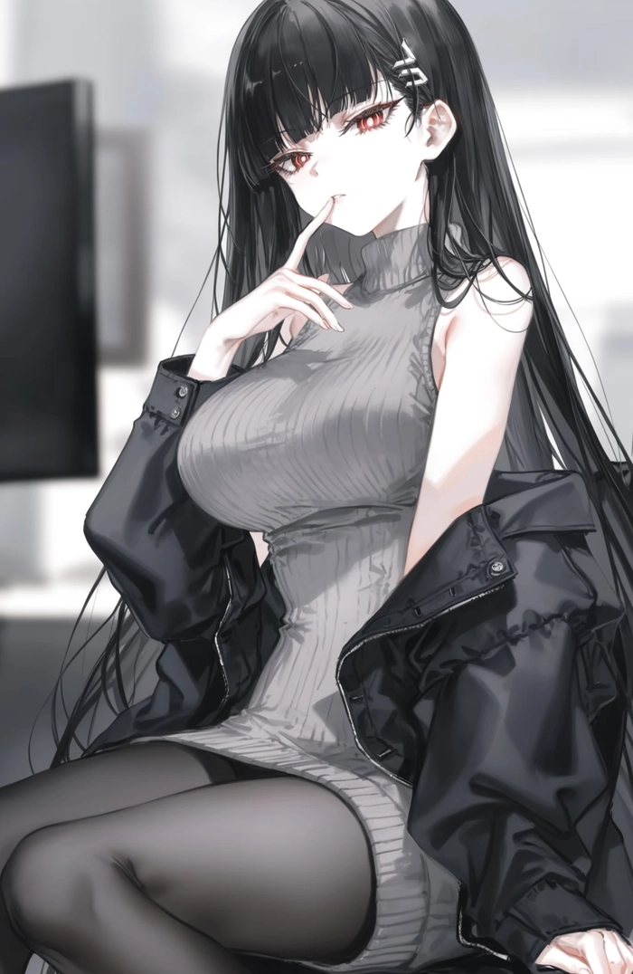Ảnh gái anime mlem tạo dáng nhẹ nhàng không cầu kỳ