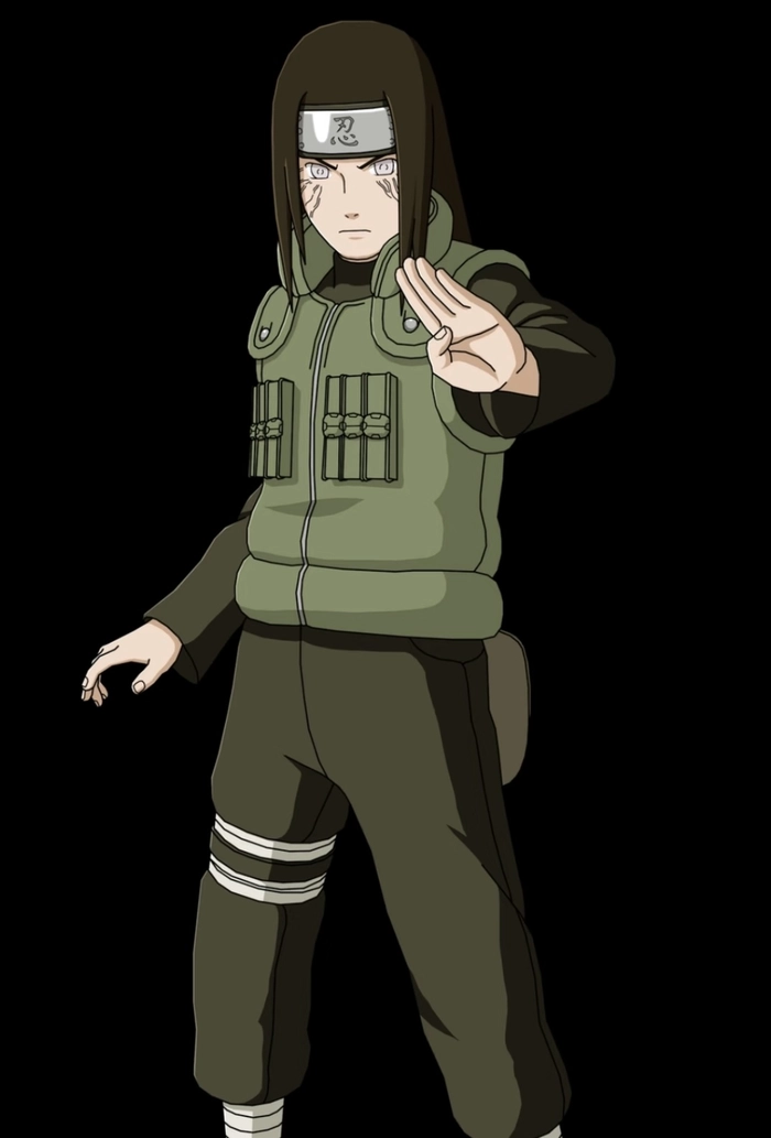 Ảnh hyuga neji đứng một mình tạo dáng