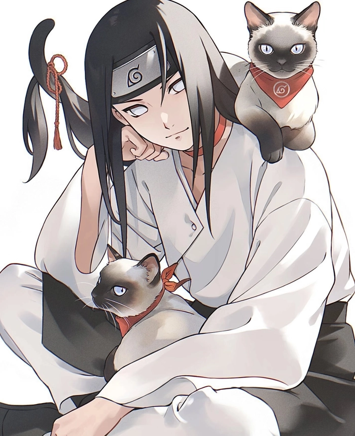 Ảnh hyuga neji trong không gian thoáng