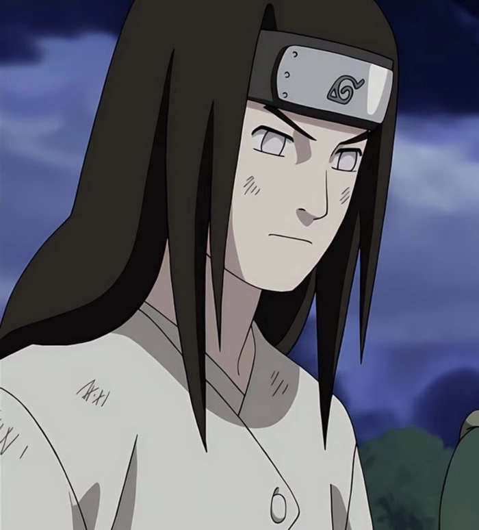 Ảnh hyuga neji với nét mặt nghiêm túc