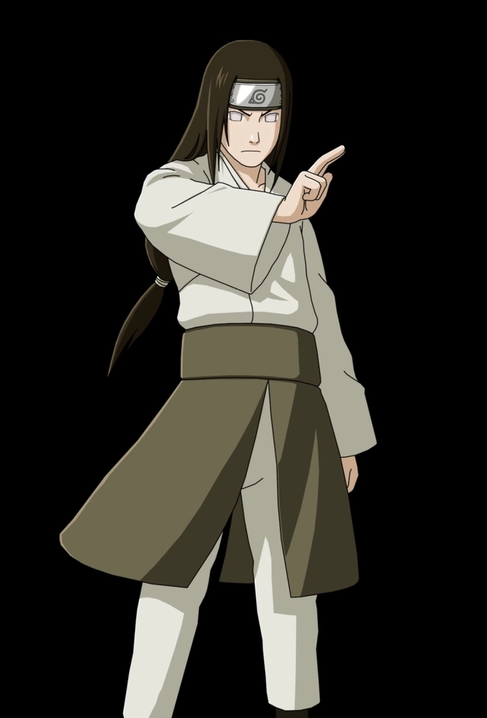 Ảnh hyuga neji với phong cách quen thuộc