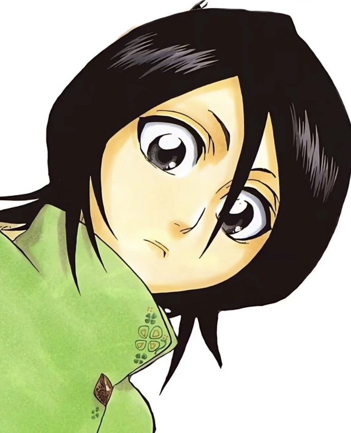 Bức ảnh Kuchiki Rukia đứng ngoài trời thoáng