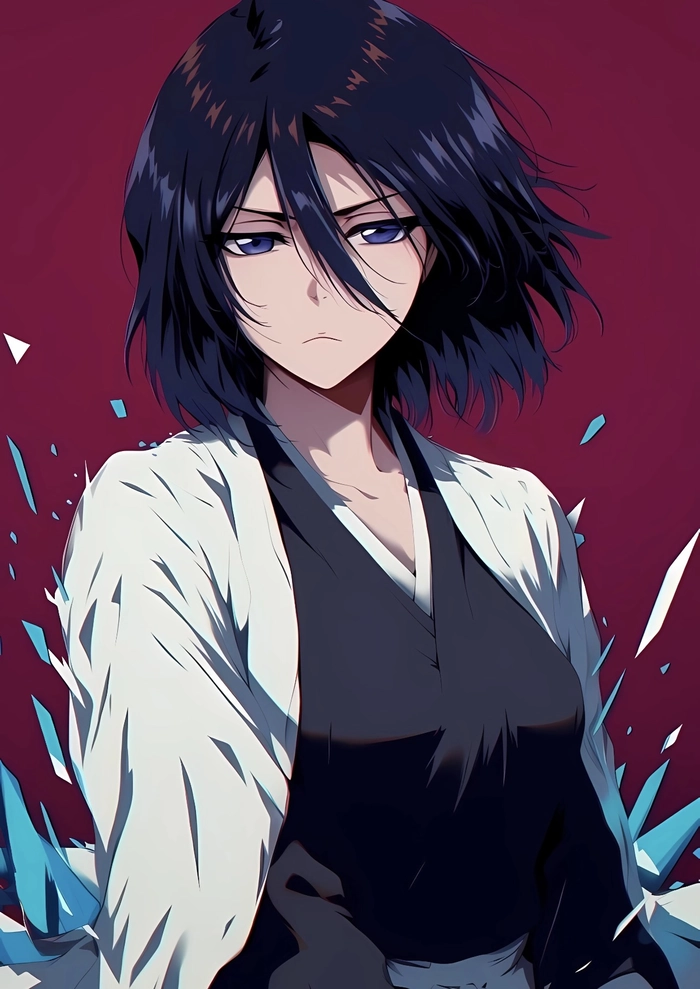 Bức ảnh Kuchiki Rukia với góc gần rõ nét
