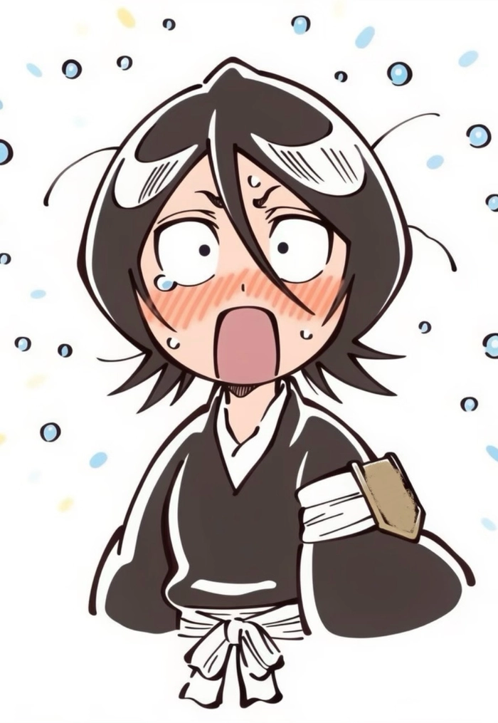 Bức hình Kuchiki Rukia với màu sắc rõ ràng dễ nhìn