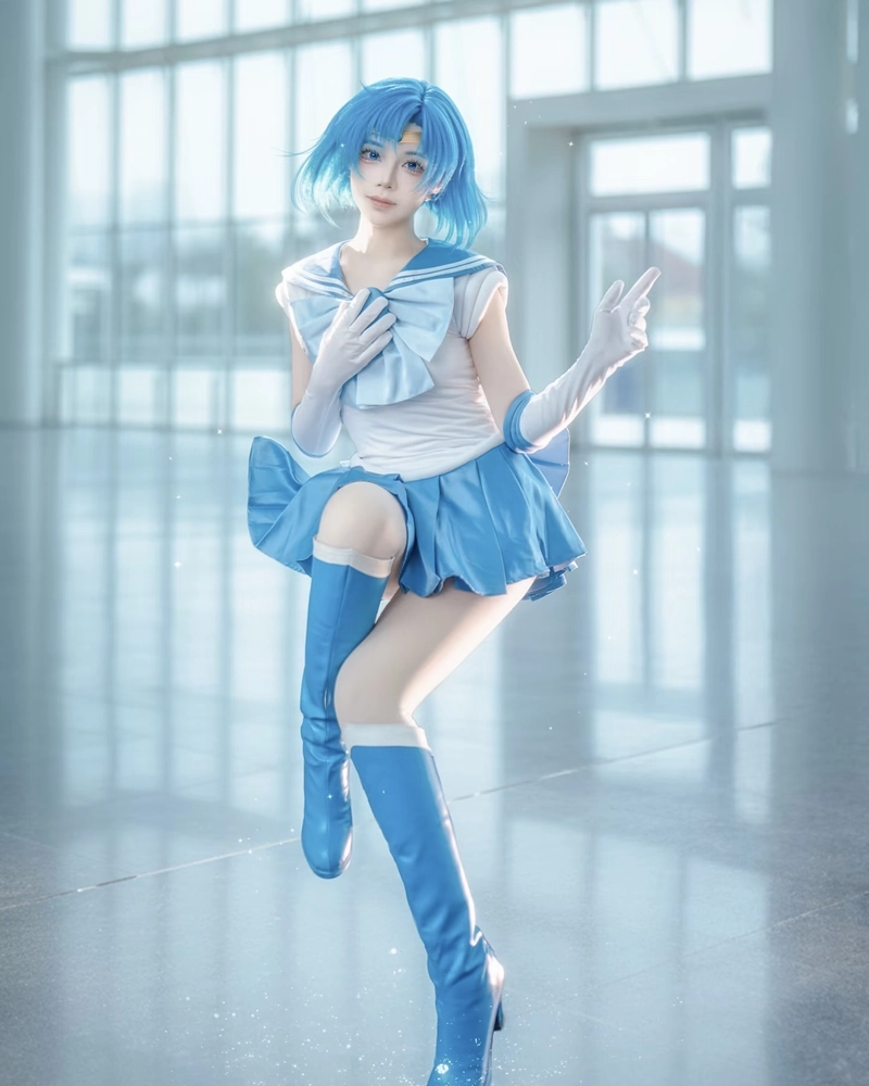 Cosplay Sailor Moon phong cách anime nữ dễ thương