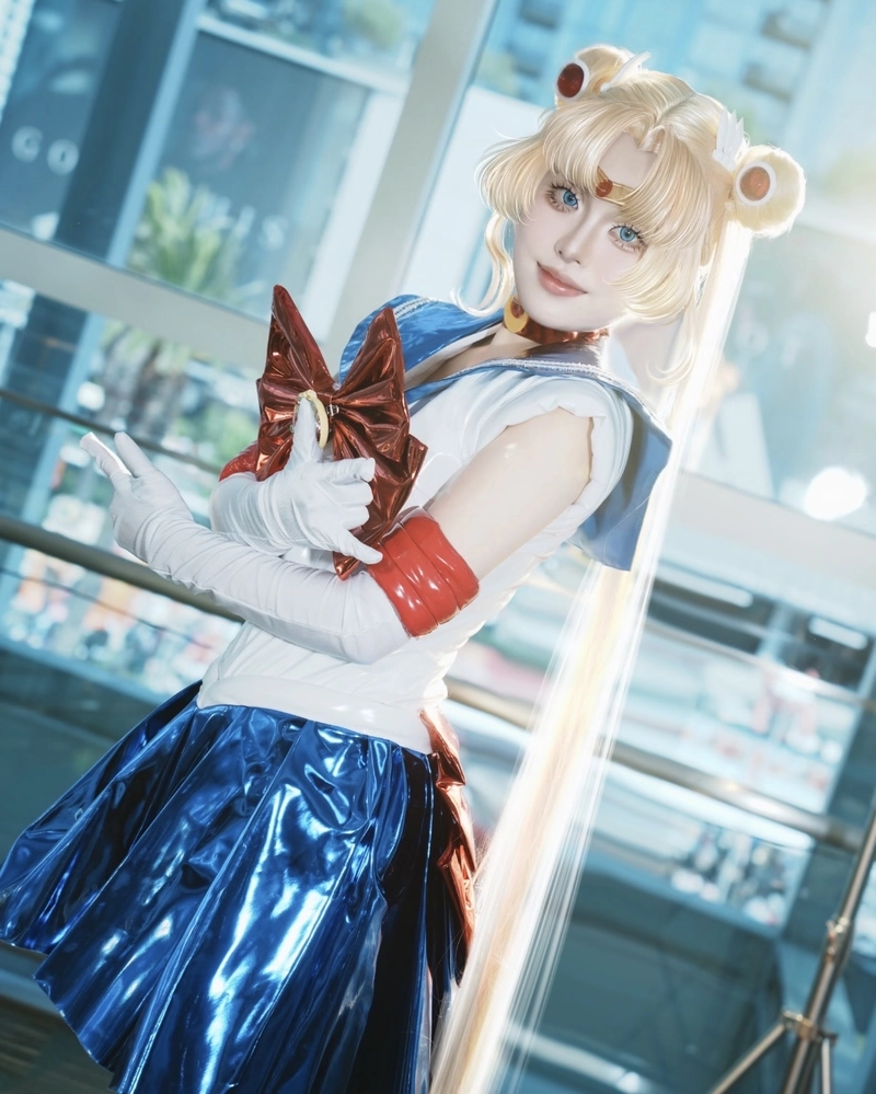 Cosplay Sailor Moon tạo hình nữ chính xinh đẹp