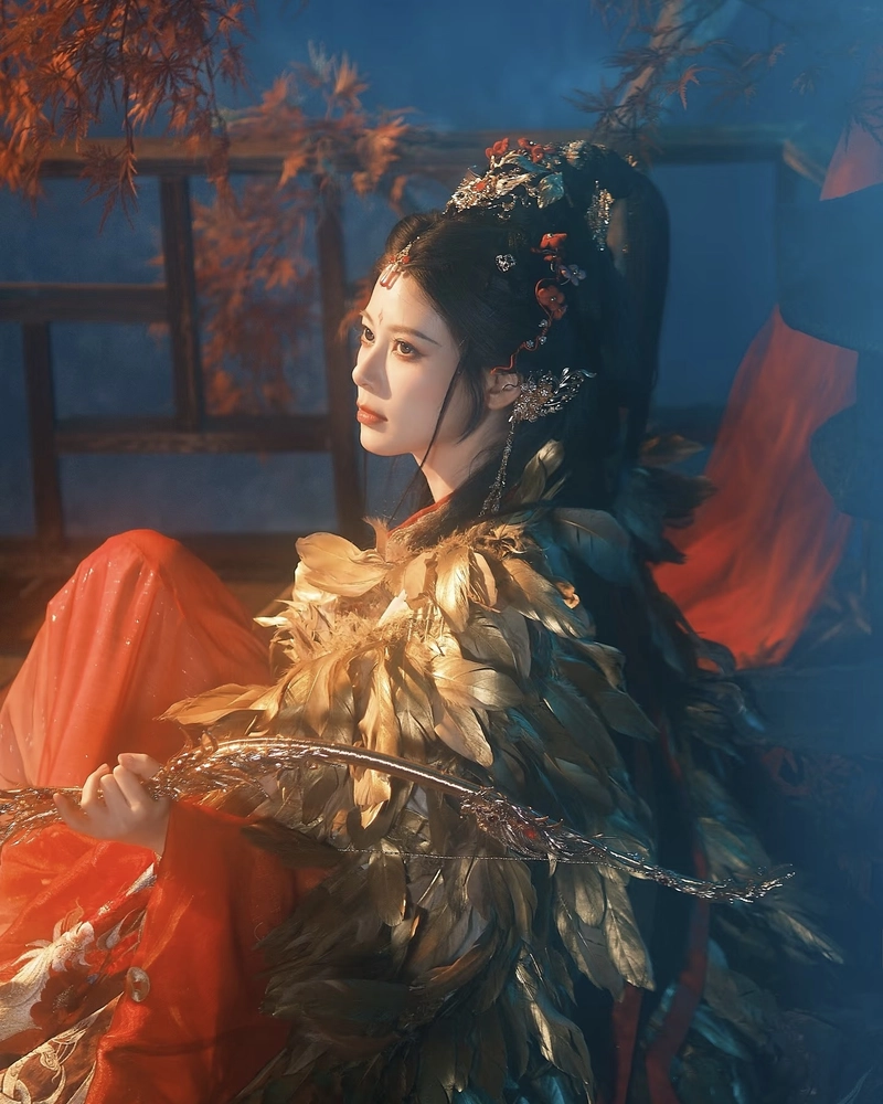 Cosplay cổ trang phong cách nữ hiệp mạnh mẽ cá tính