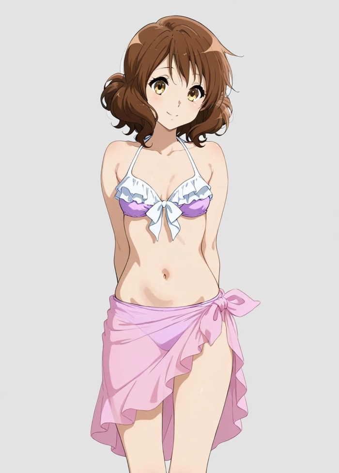 Góc chụp gái anime mặc bikini thấy rõ chi tiết
