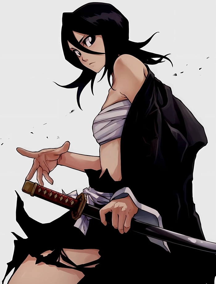 Hình ảnh Kuchiki Rukia với màu sắc nhẹ nhàng