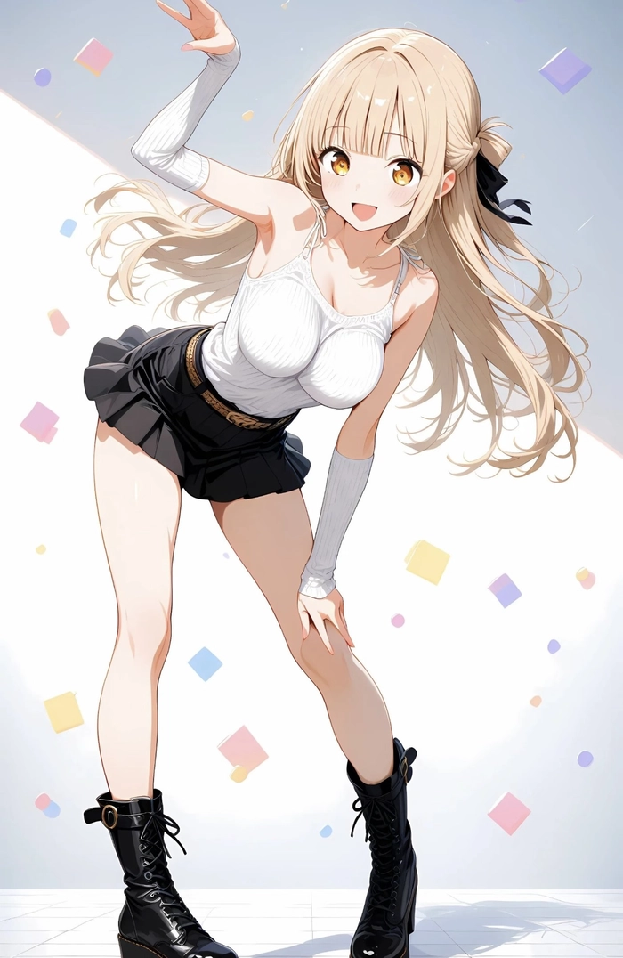 Hình ảnh gái anime mlem tạo dáng cơ bản