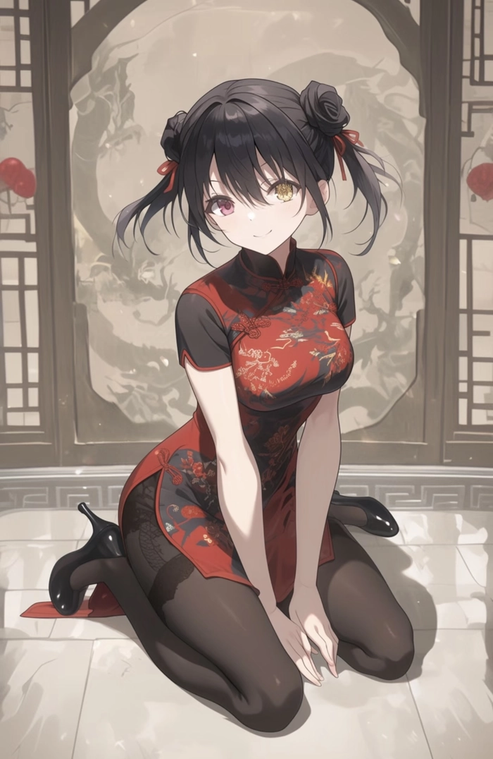 Hình gái anime mlem với biểu cảm nhẹ nhàng