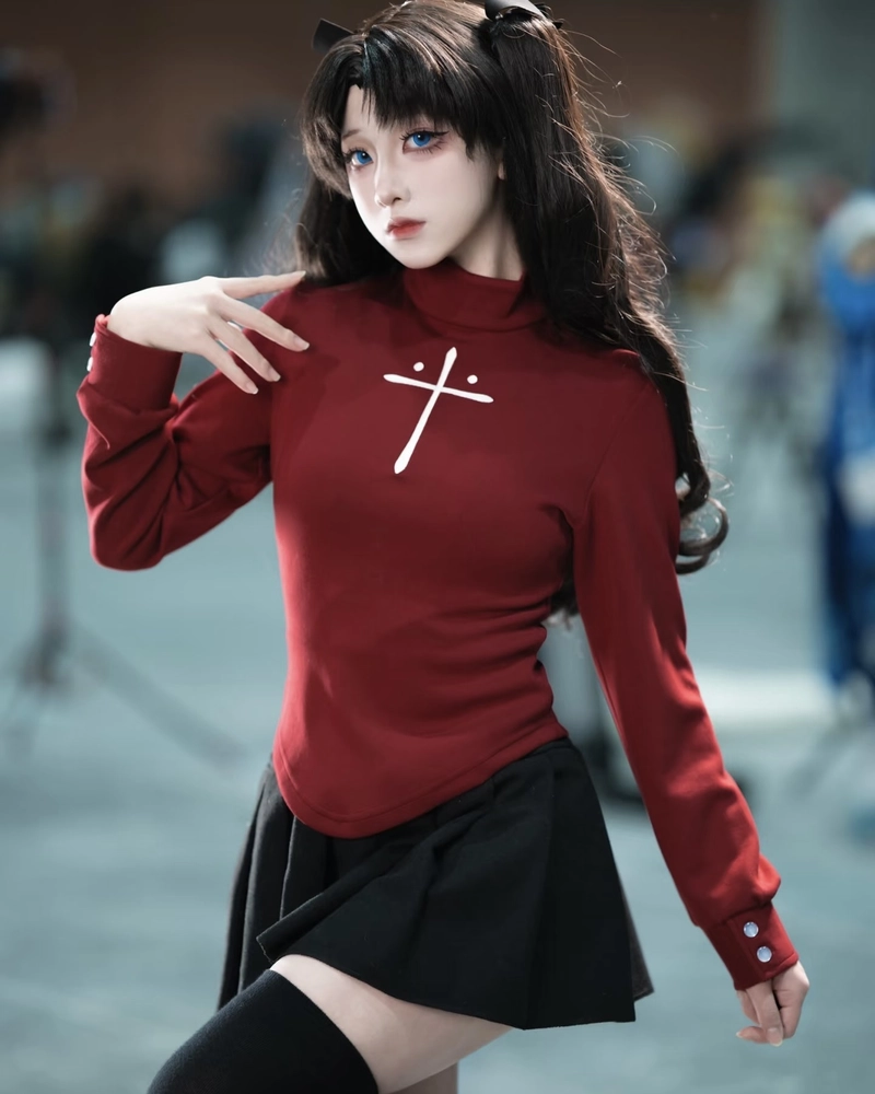 Rin Tohsaka cosplay phong cách nữ chính anime cuốn hút