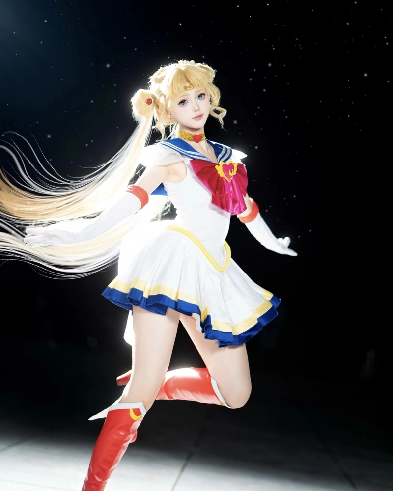Sailor Moon cosplay phong cách anime cổ điển nổi tiếng