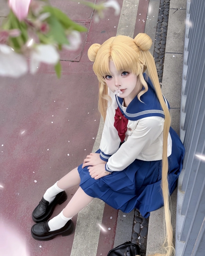 Sailor Moon cosplay phong cách dễ thương đầy năng lượng