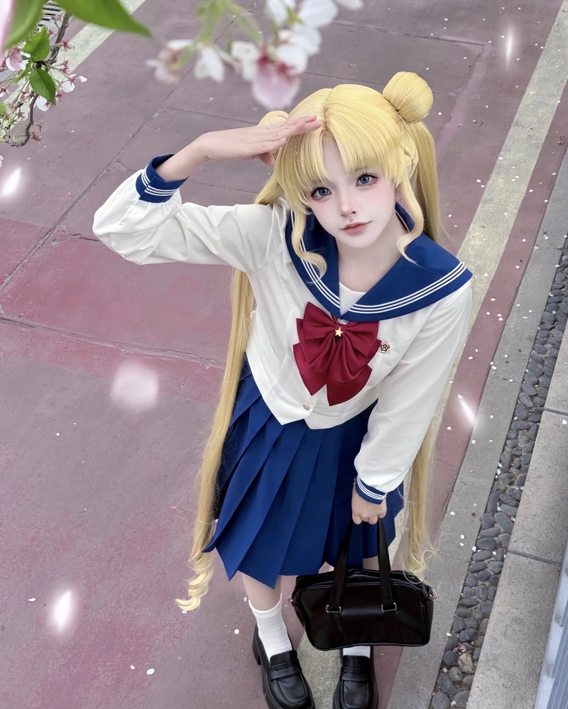 Sailor Moon cosplay tạo hình đáng yêu phong cách anime
