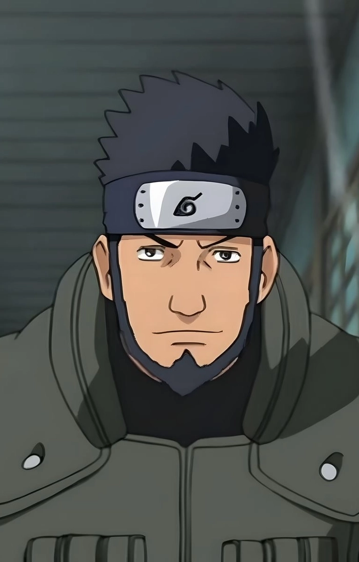 ảnh Asuma Sarutobi phong cách ninja đơn giản