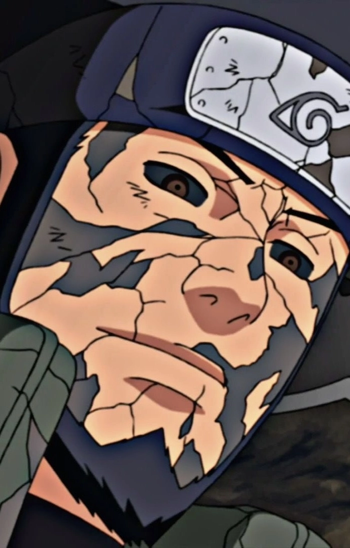 ảnh Asuma Sarutobi với góc chụp gần