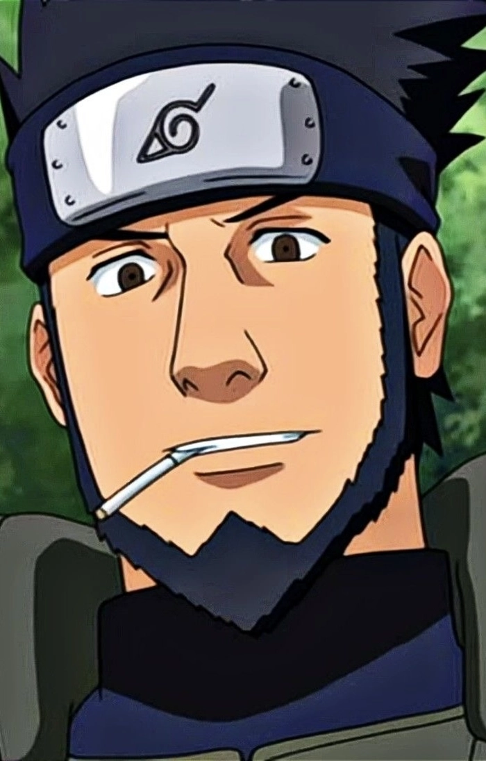 hình Asuma Sarutobi nhìn rõ khuôn mặt
