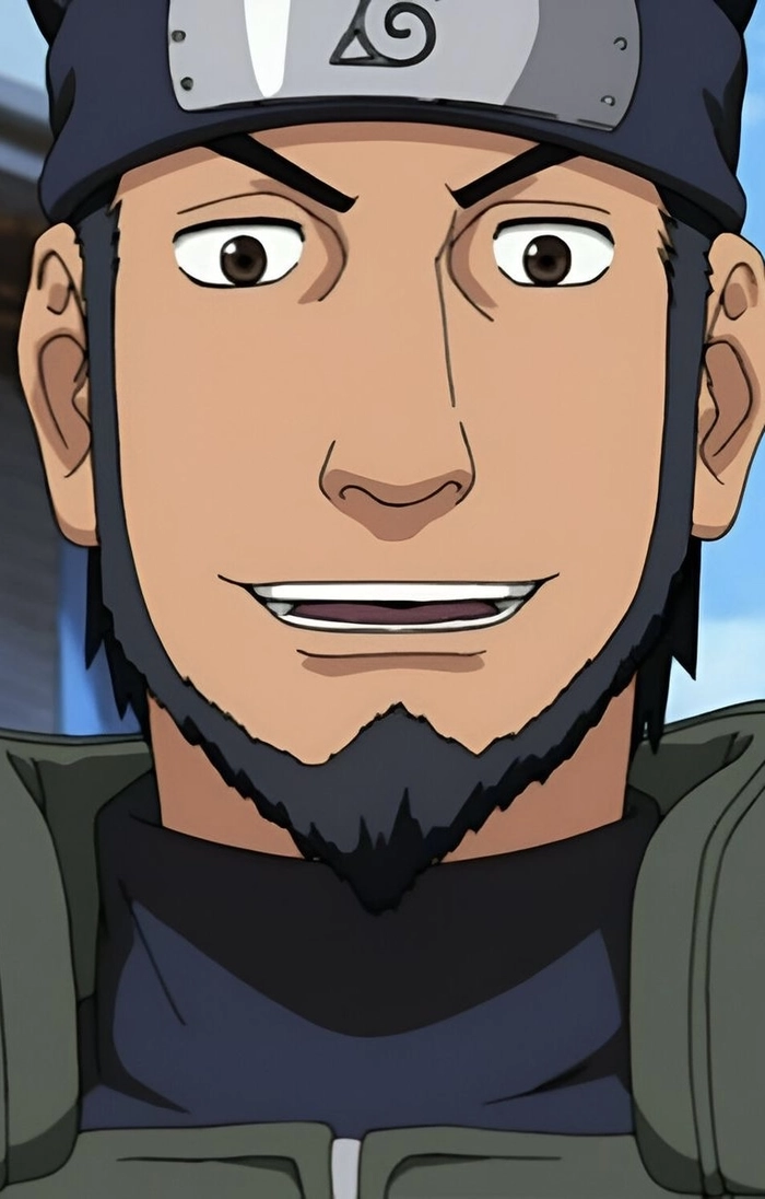 hình Asuma Sarutobi với phong cách đơn giản
