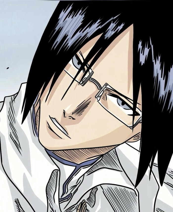 hình Ishida Uryu với biểu cảm nhẹ nhàng