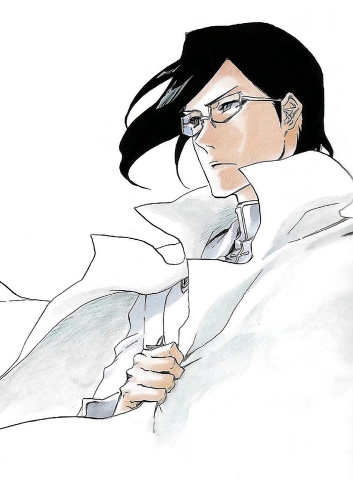 hình Ishida Uryu với phong cách đơn giản