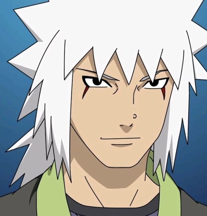 hình Jiraiya đứng giữa khung cảnh trống