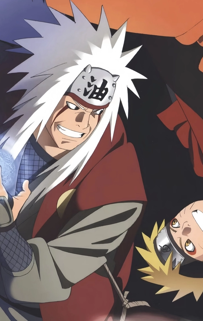 hình Jiraiya trong không gian mở đơn giản