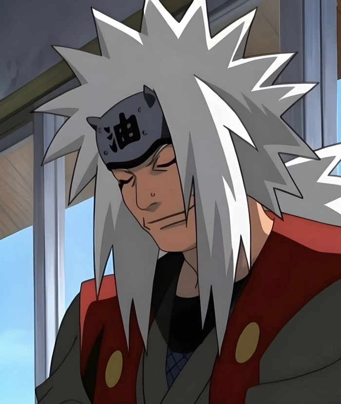 hình Jiraiya trong khung cảnh rộng thoáng đãng