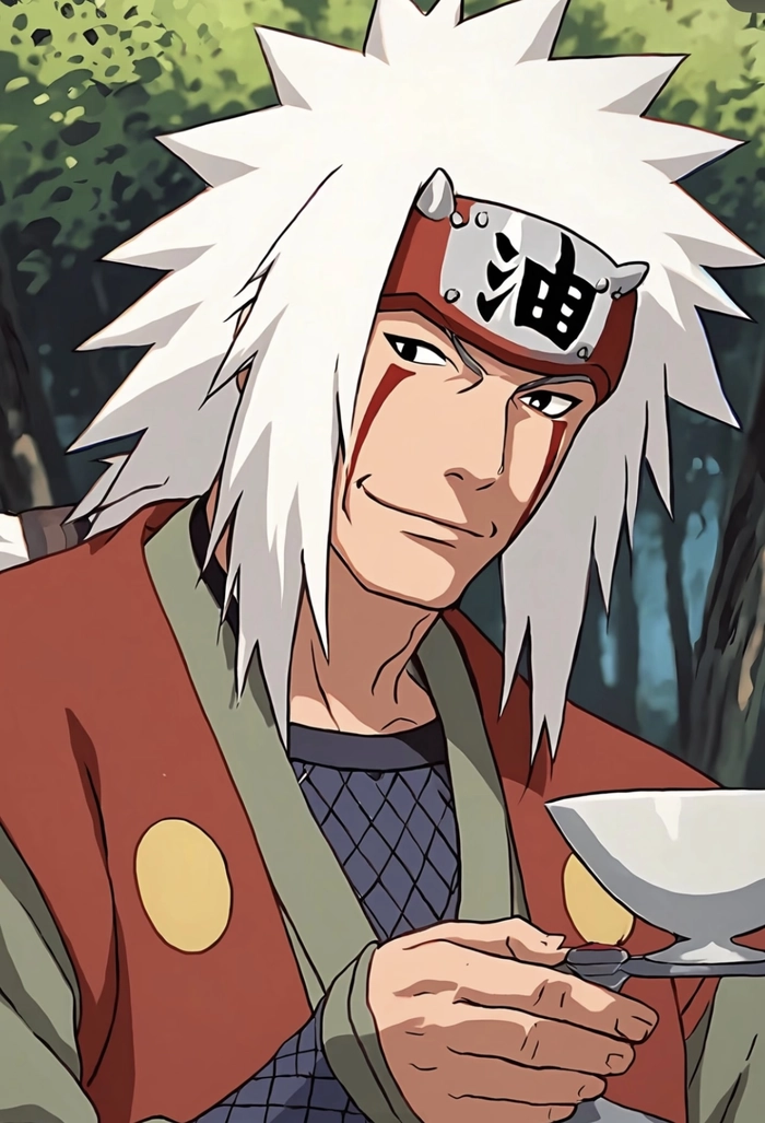 hình Jiraiya với màu sắc rõ ràng