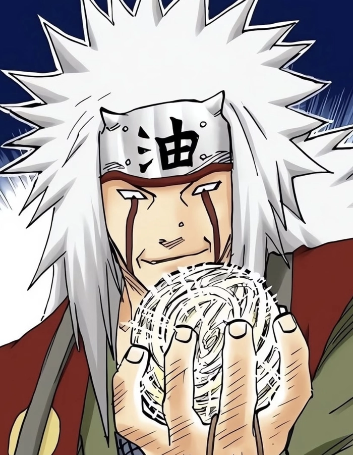 hình Jiraiya với phong cách đơn giản