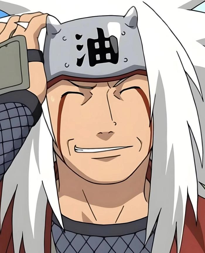 hình Jiraiya với phong cách ninja đơn giản