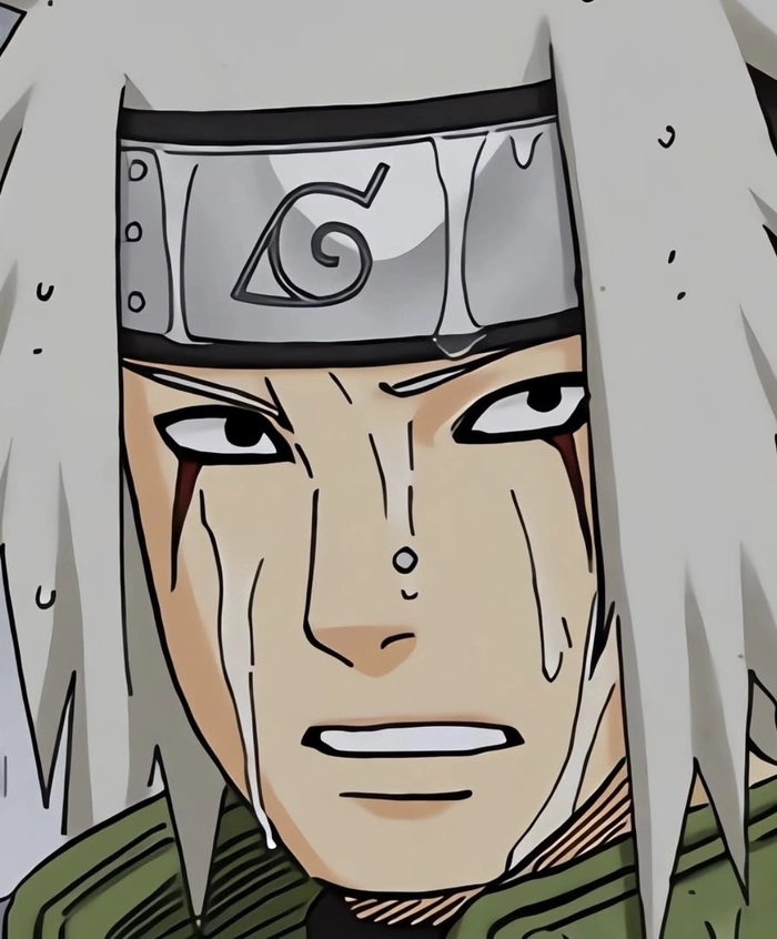 hình Jiraiya với tư thế chiến đấu nhẹ nhàng