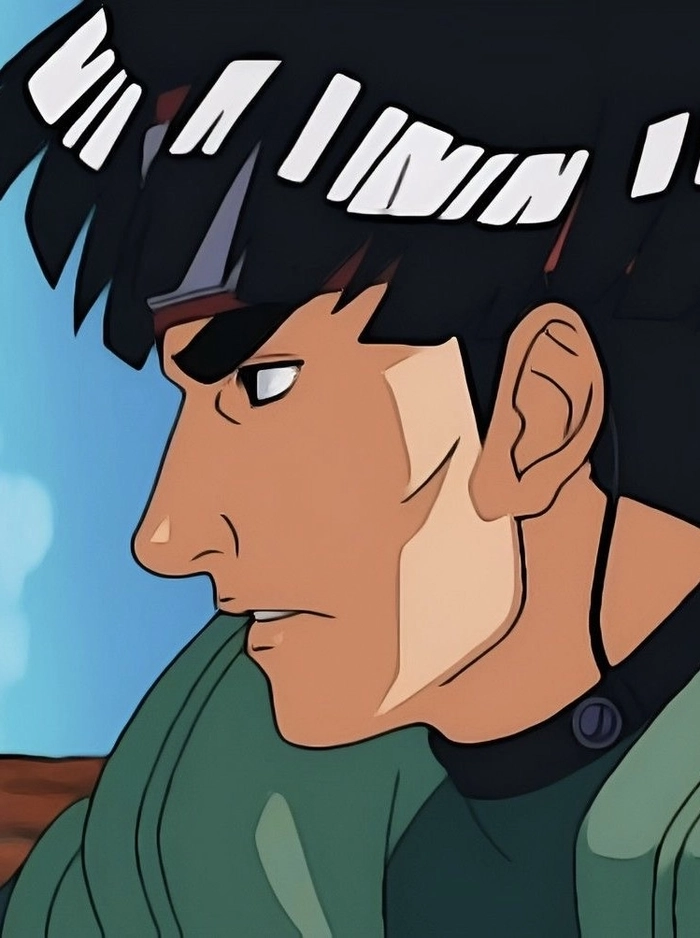 hình Might Guy với phong cách ninja rõ nét