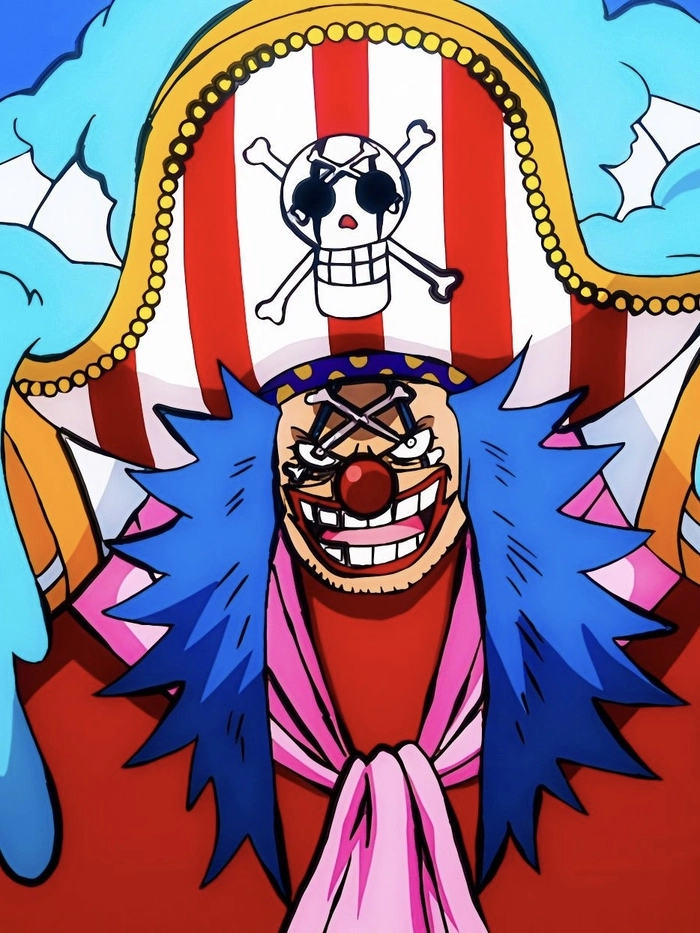 hình buggy one piece đứng một mình ngoài trời