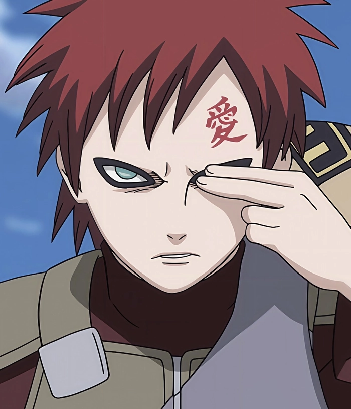hình gaara đứng ngoài trời tự nhiên
