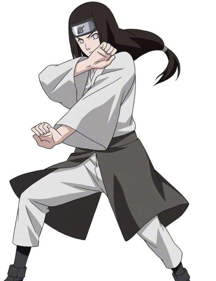 hình hyuga neji tạo dáng chiến đấu cơ bản