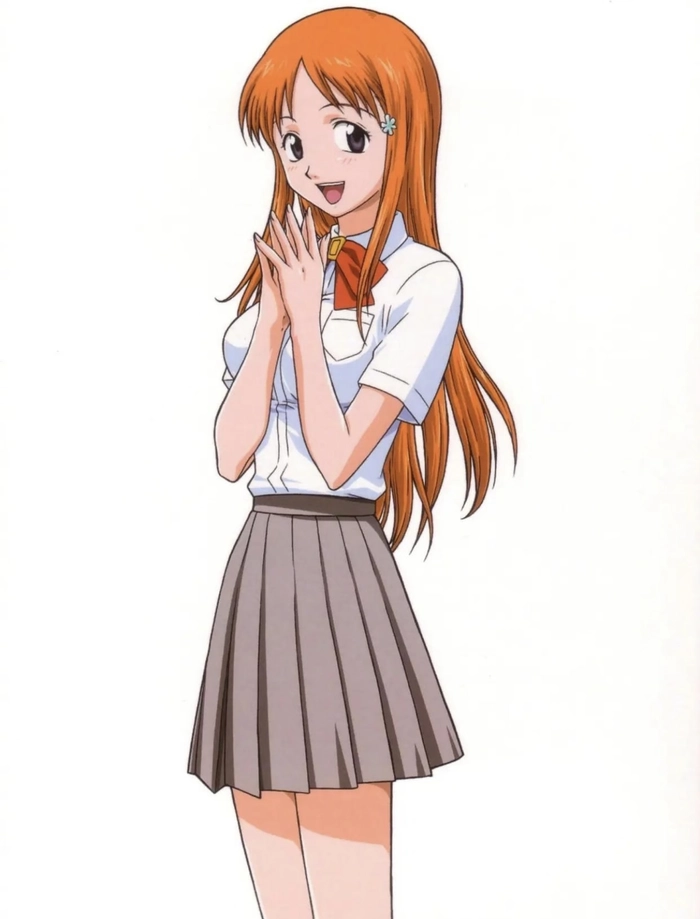 Ảnh Inoue Orihime đứng ngoài trời ánh sáng rõ